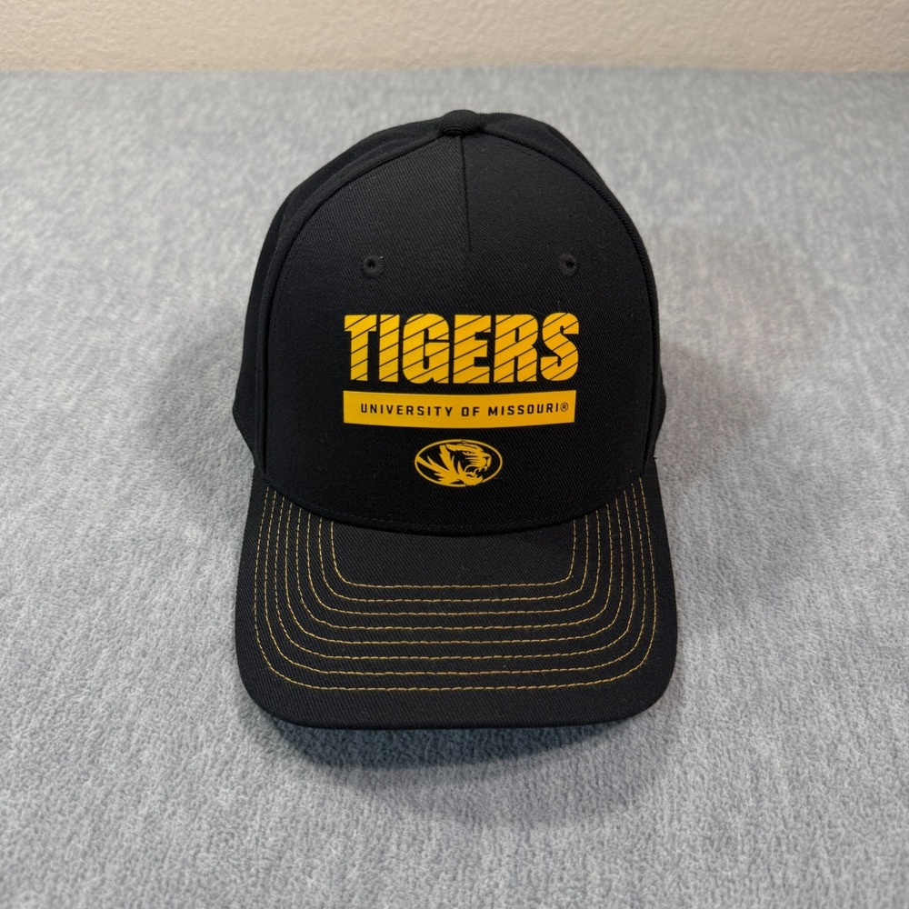 Nike University of Missouri Hat Men M/L Black Gold Tigers Snapback NCAA Baseball